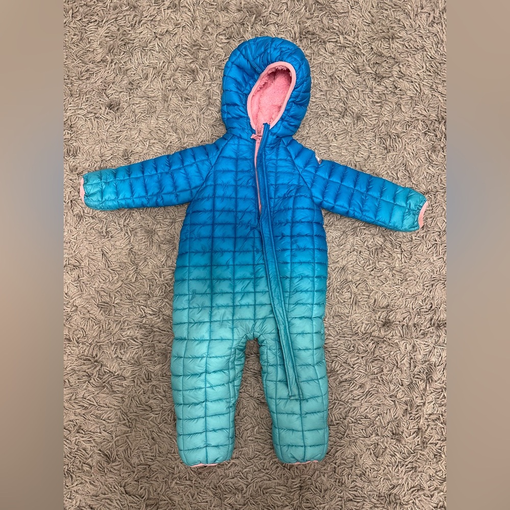 Snozu Teal Gradient Kids Snowsuit